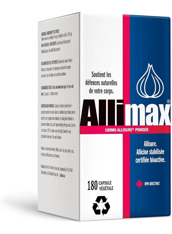 ALLIMAX Stabilised Allicin, 180 CT - Image 2